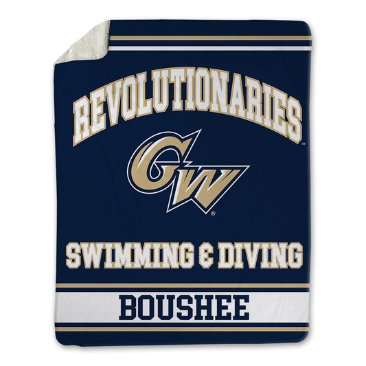 GWU - NCAA Men's Swimming & Diving : Gage Boushee - Blanket-0