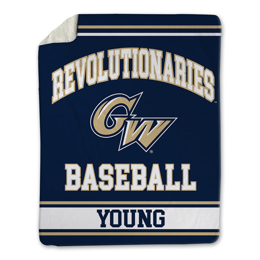 GWU - NCAA Baseball : Brett Young - Blanket-0