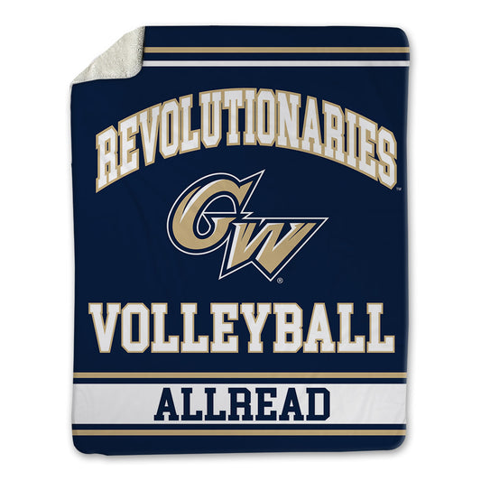 GWU - NCAA Women's Volleyball : Grace Allread - Blanket-0