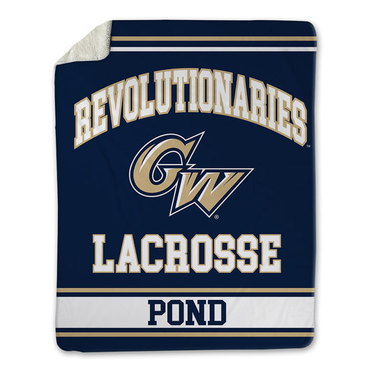 GWU - NCAA Women's Lacrosse : Margaret Pond - Blanket-0