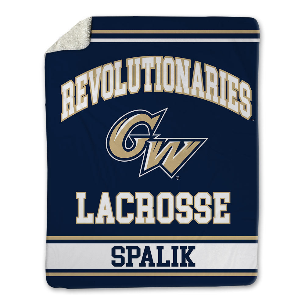 GWU - NCAA Women's Lacrosse : Riley Spalik - Blanket-0