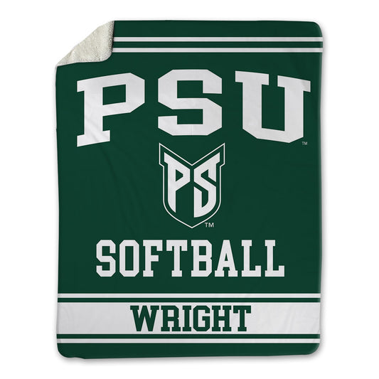Portland State - NCAA Softball : Samiya Wright - Blanket-0
