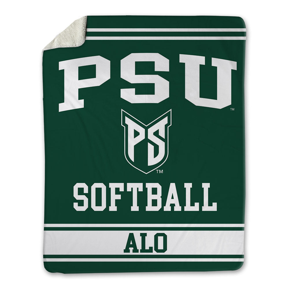 Portland State - NCAA Softball : Lorraine Alo - Blanket-0