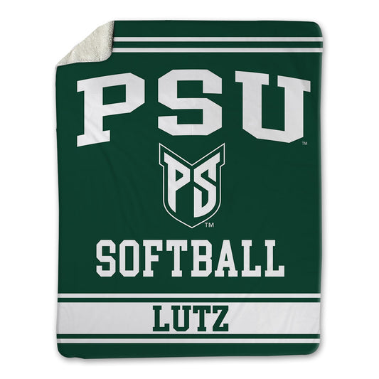 Portland State - NCAA Softball : Breanna Lutz - Blanket-0