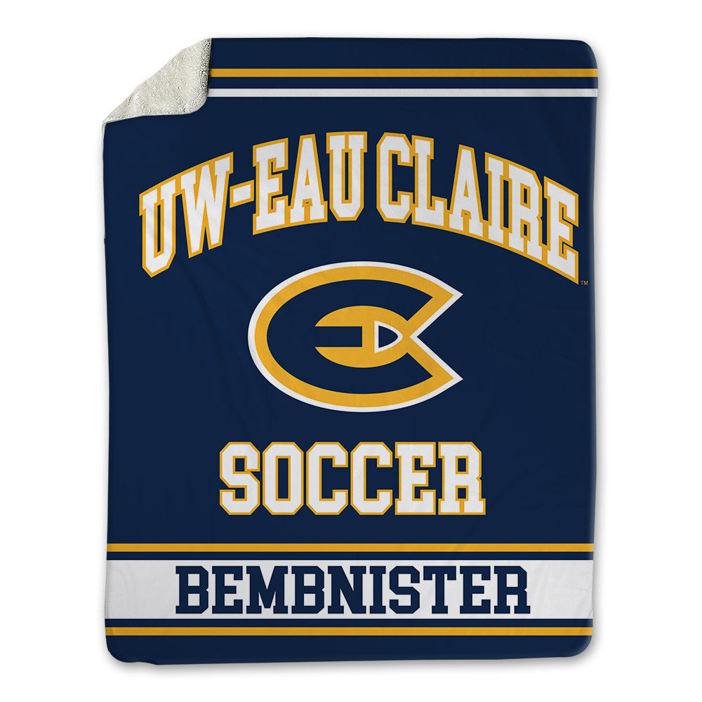 UW Eau Claire - NCAA Women's Soccer : Taylor Bembnister - Blanket-0