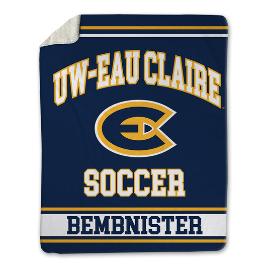 UW Eau Claire - NCAA Women's Soccer : Taylor Bembnister - Blanket-0