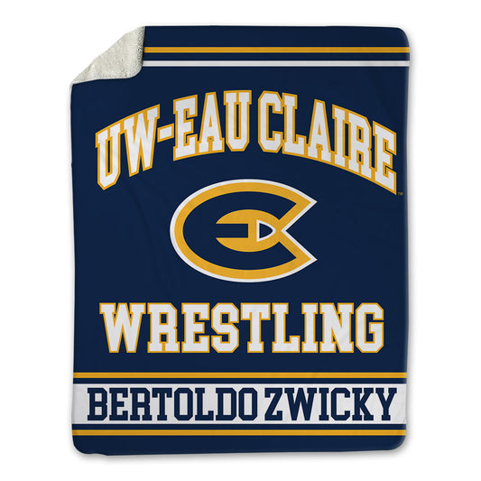 UW Eau Claire - NCAA Wrestling : Tiago Bertoldo Zwicky - Blanket-0