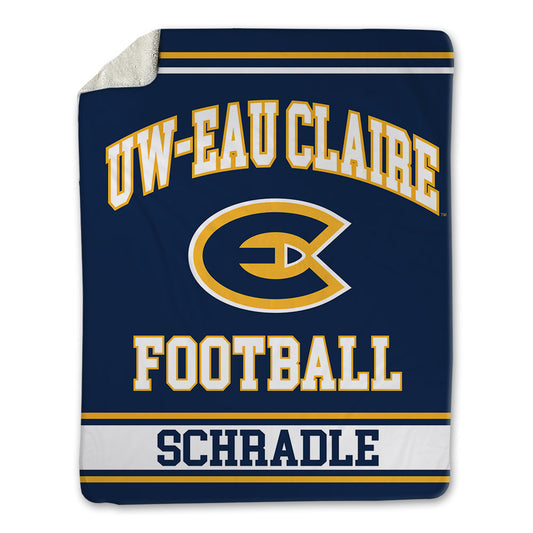 UW Eau Claire - NCAA Football : Sam Schradle - Blanket-0
