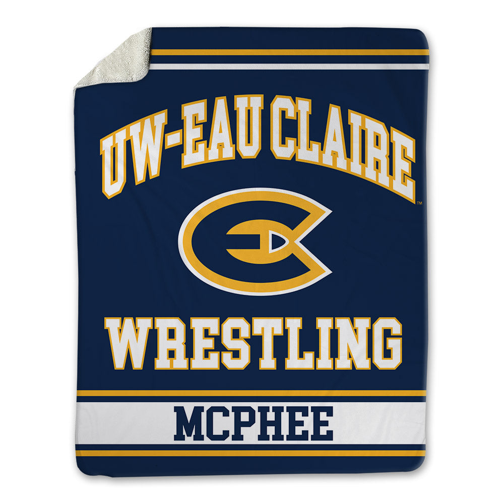 UW Eau Claire - NCAA Wrestling : Zak McPhee - Blanket-0