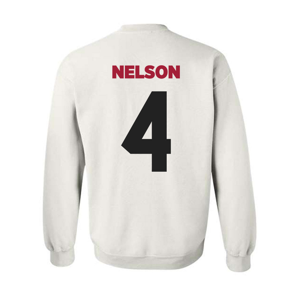 Alabama - NCAA Men's Basketball : Grant Nelson - Graphic Tee Crewneck Sweatshirt-1