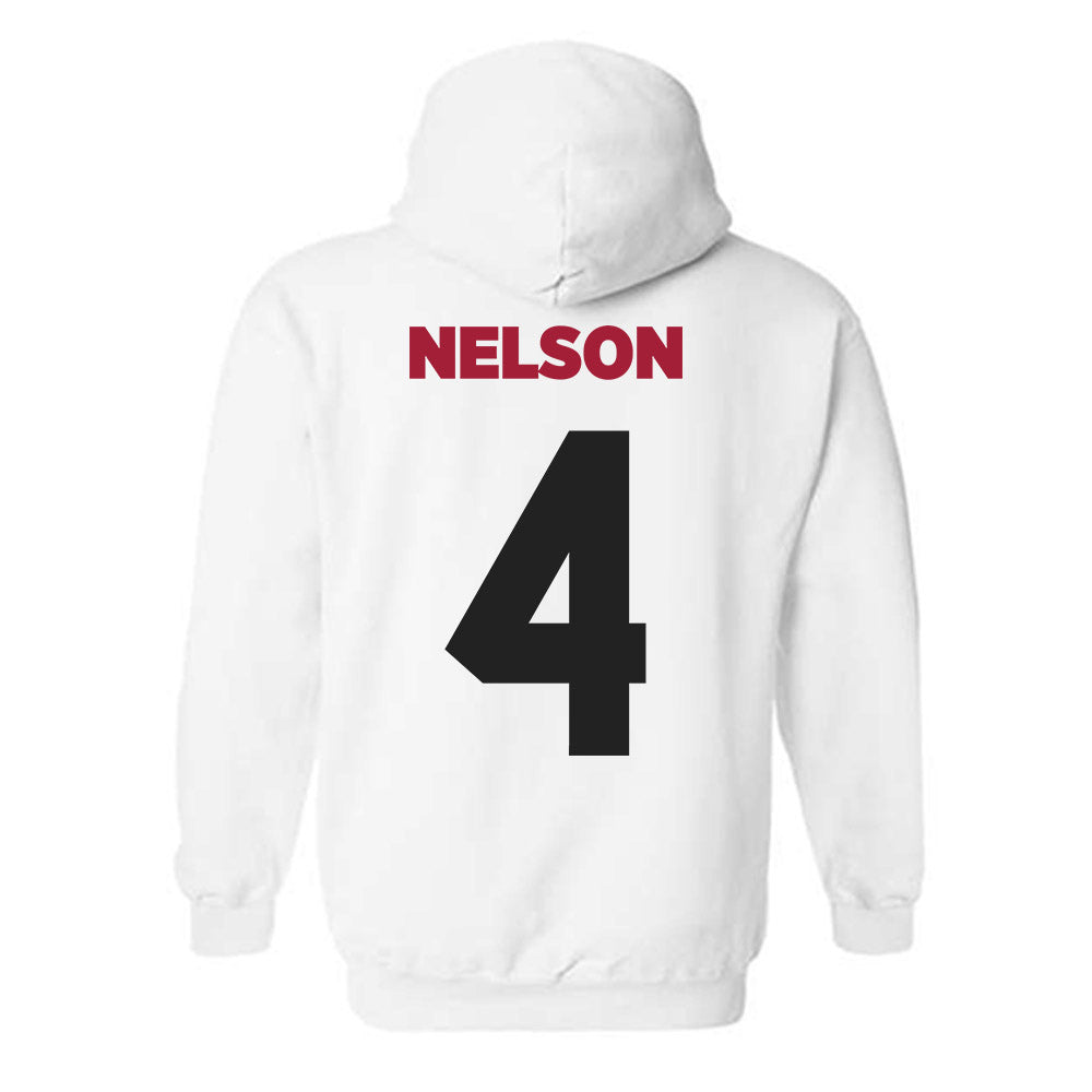 Alabama - NCAA Men's Basketball : Grant Nelson - Graphic Tee Hooded Sweatshirt-1