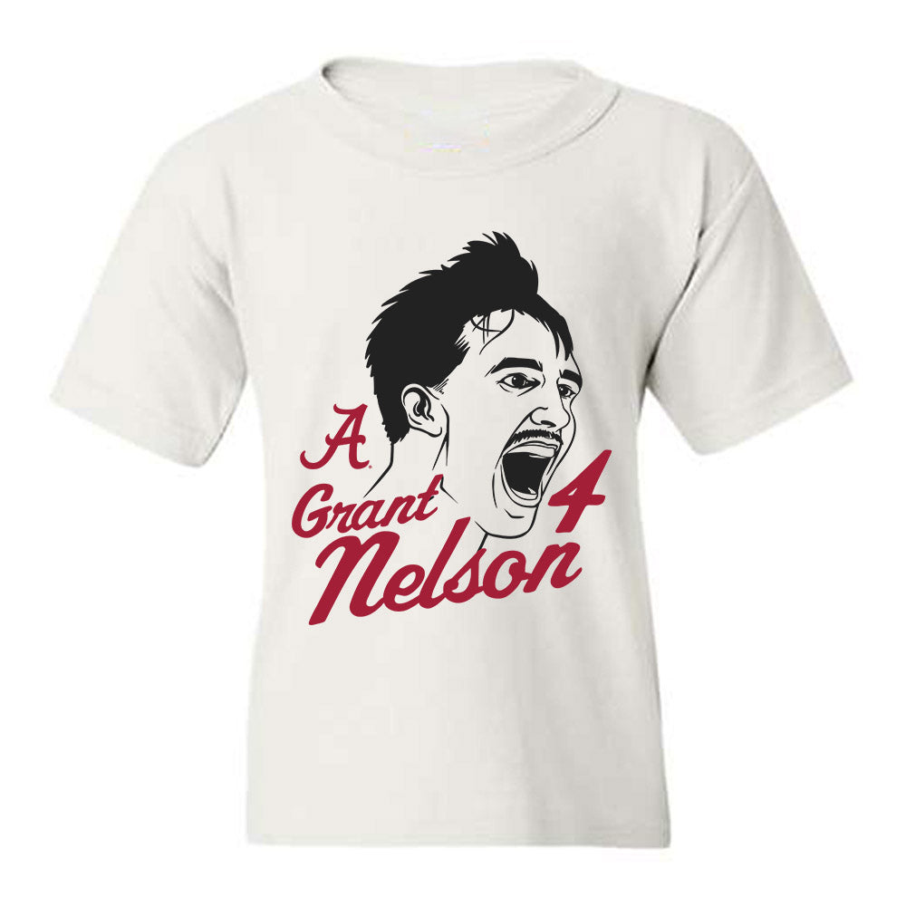 Alabama - NCAA Men's Basketball : Grant Nelson - Youth T-Shirt-0