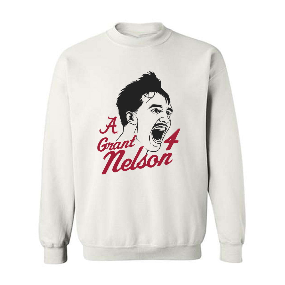 Alabama - NCAA Men's Basketball : Grant Nelson - Crewneck Sweatshirt-0