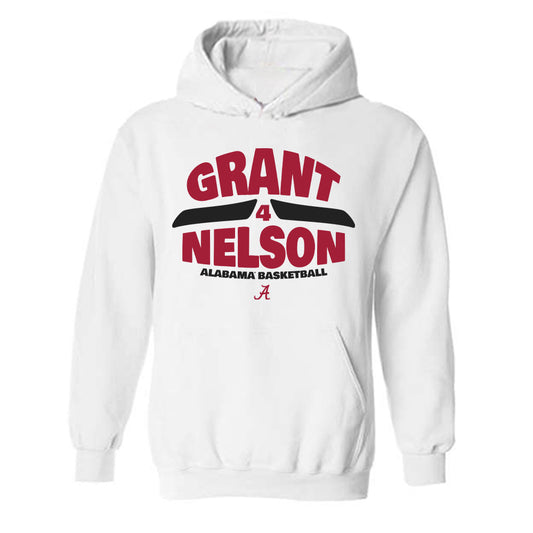 Alabama - NCAA Men's Basketball : Grant Nelson - Hooded Sweatshirt-0