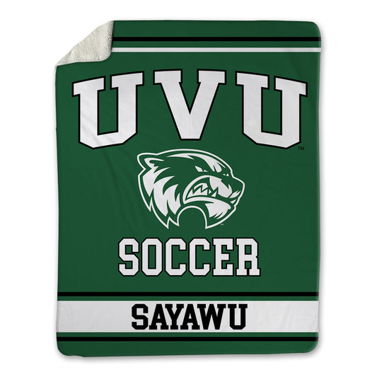 Utah Valley - NCAA Men's Soccer : Sharif Sayawu - Blanket-0
