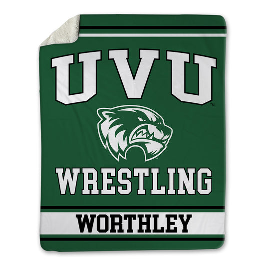 Utah Valley - NCAA Wrestling : Jason Worthley - Blanket-0