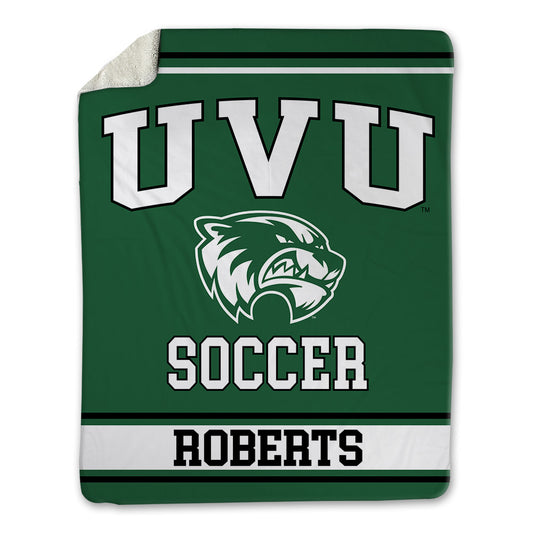 Utah Valley - NCAA Women's Soccer : Mia Roberts - Blanket-0
