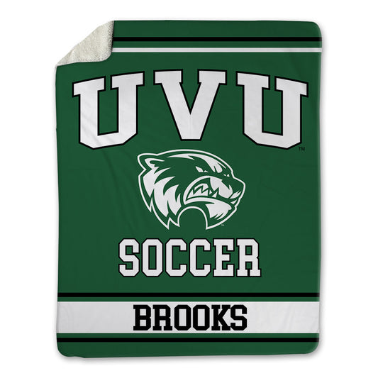 Utah Valley - NCAA Men's Soccer : Riley Brooks - Blanket-0