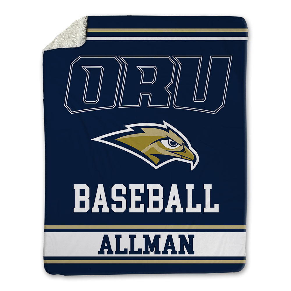 Oral Roberts - NCAA Baseball : Price Allman - Blanket-0