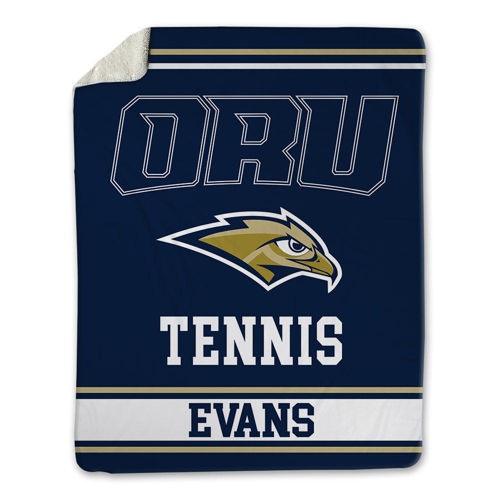 Oral Roberts - NCAA Men's Tennis : Jonathan Evans - Blanket-0