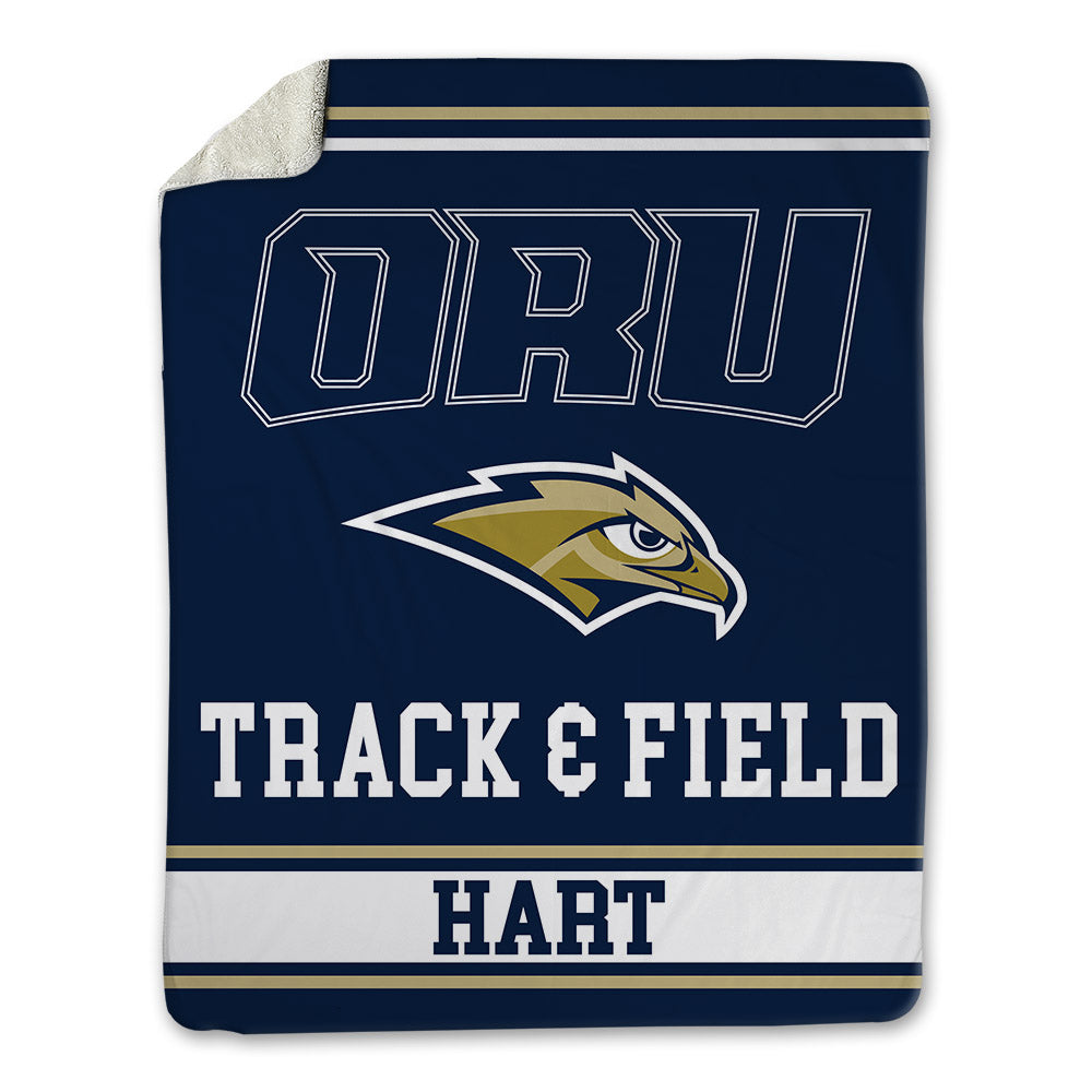 Oral Roberts - NCAA Men's Track & Field : Kendice Hart - Blanket-0