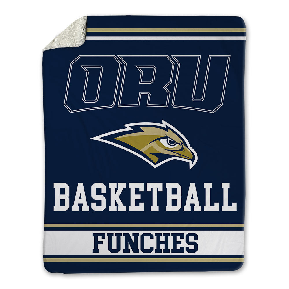 Oral Roberts - NCAA Women's Basketball : Zai Funches - Blanket-0