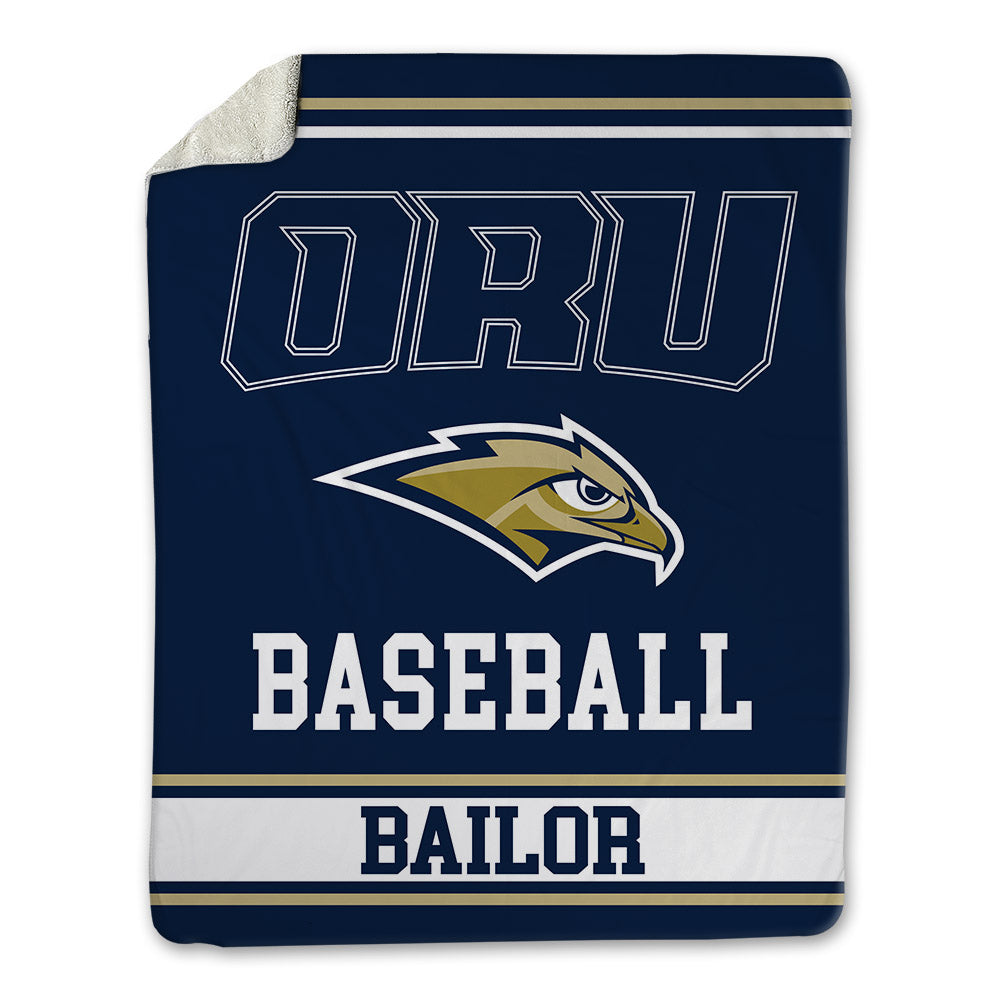 Oral Roberts - NCAA Baseball : Owen Bailor - Blanket-0