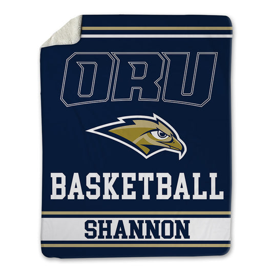 Oral Roberts - NCAA Men's Basketball : Jake Shannon - Blanket-0