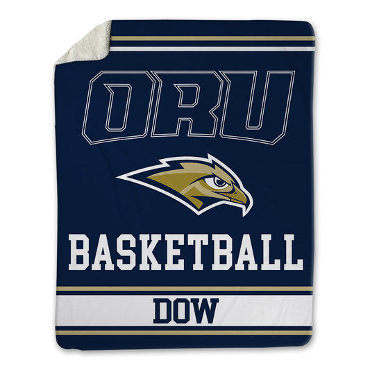 Oral Roberts - NCAA Men's Basketball : Connor Dow - Blanket-0