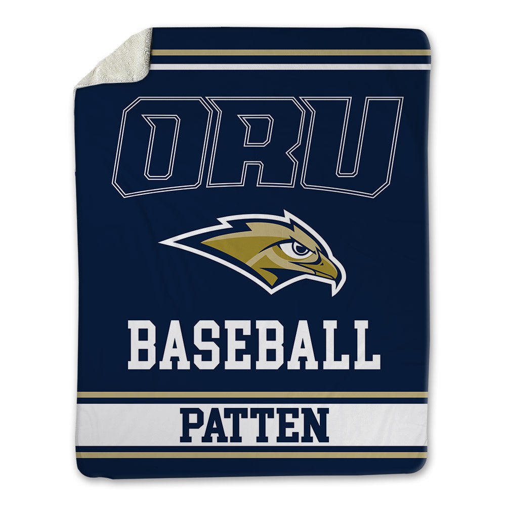 Oral Roberts - NCAA Baseball : Dalton Patten - Blanket-0