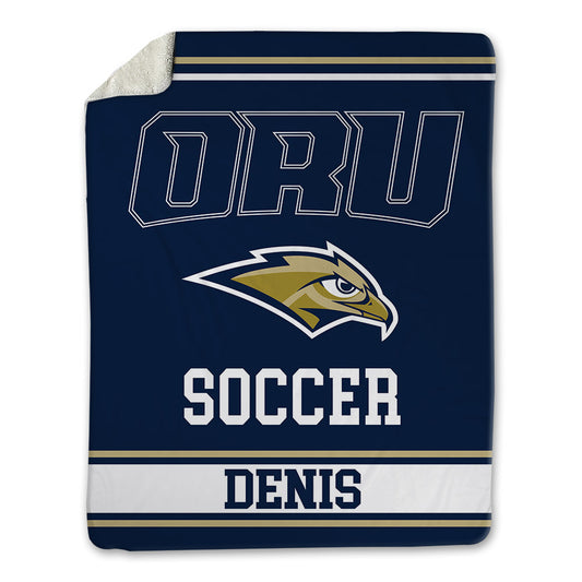 Oral Roberts - NCAA Men's Soccer : Emmanuel Denis - Blanket-0