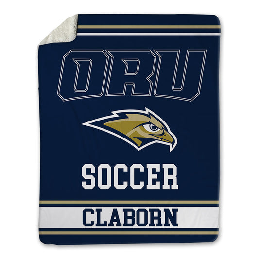 Oral Roberts - NCAA Men's Soccer : Ryder Claborn - Blanket-0