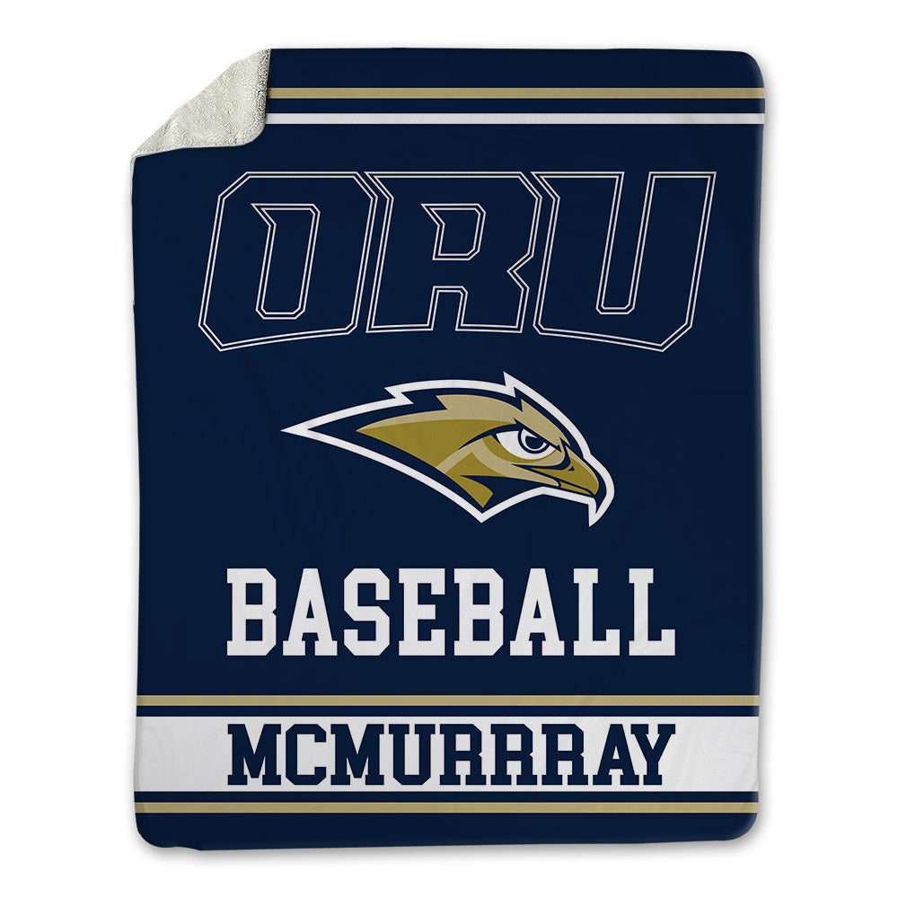 Oral Roberts - NCAA Baseball : Tanner McMurrray - Blanket-0