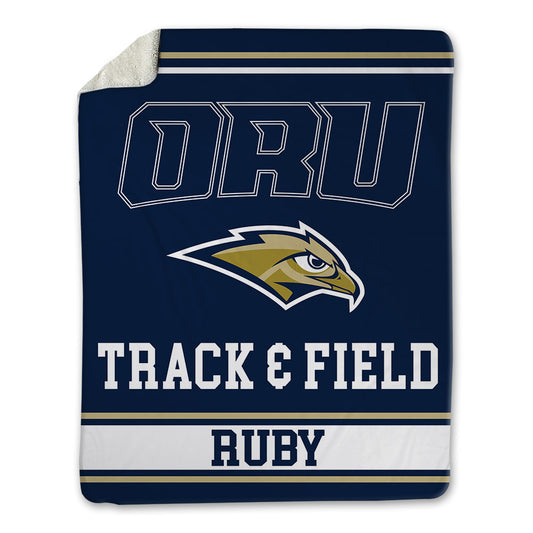 Oral Roberts - NCAA Men's Track & Field : Jacob Ruby - Blanket-0