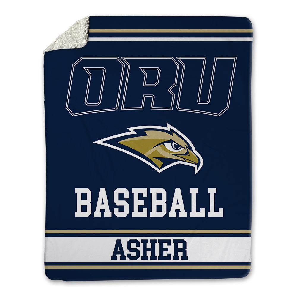 Oral Roberts - NCAA Baseball : Brenden Asher - Blanket-0