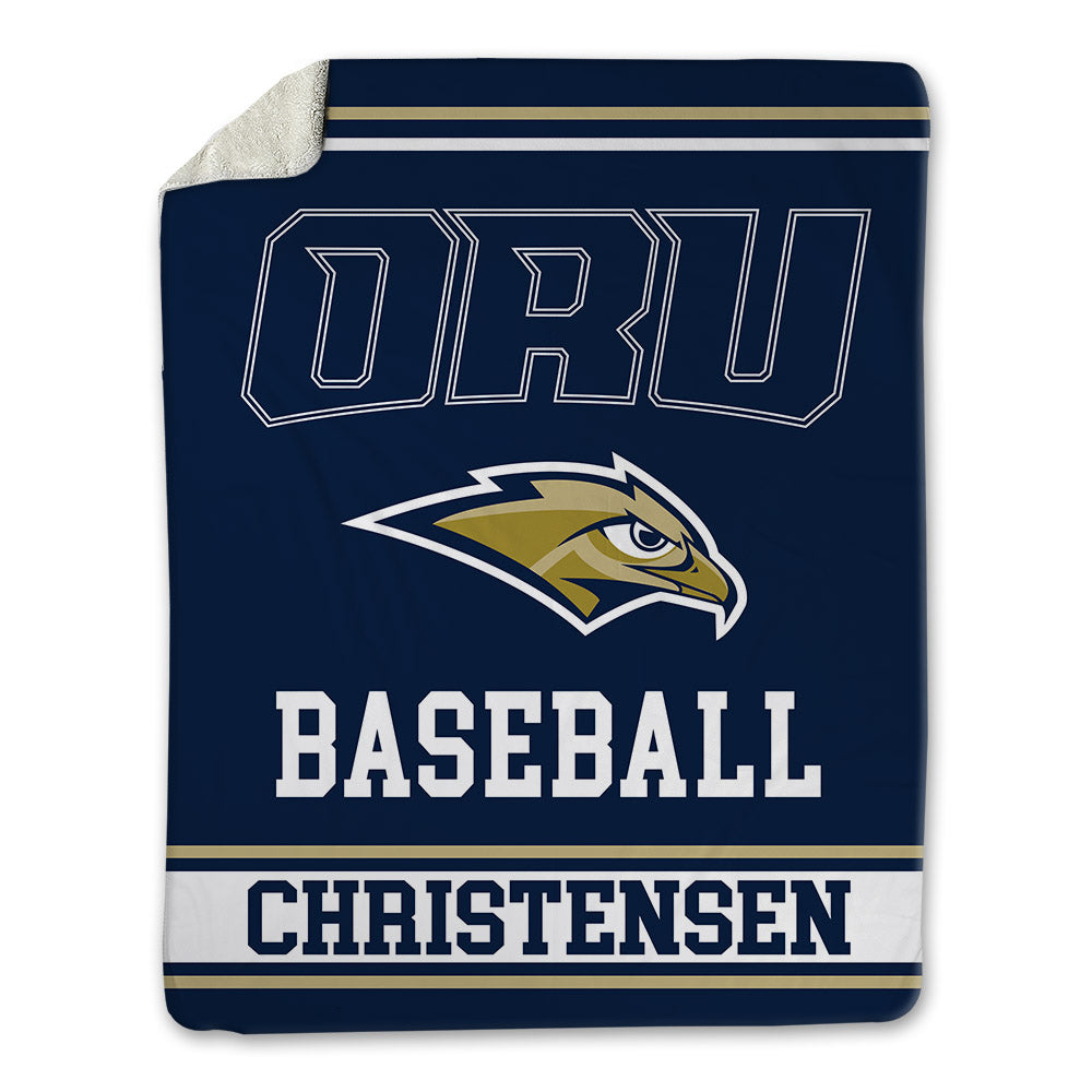 Oral Roberts - NCAA Baseball : Dylan Christensen - Blanket-0