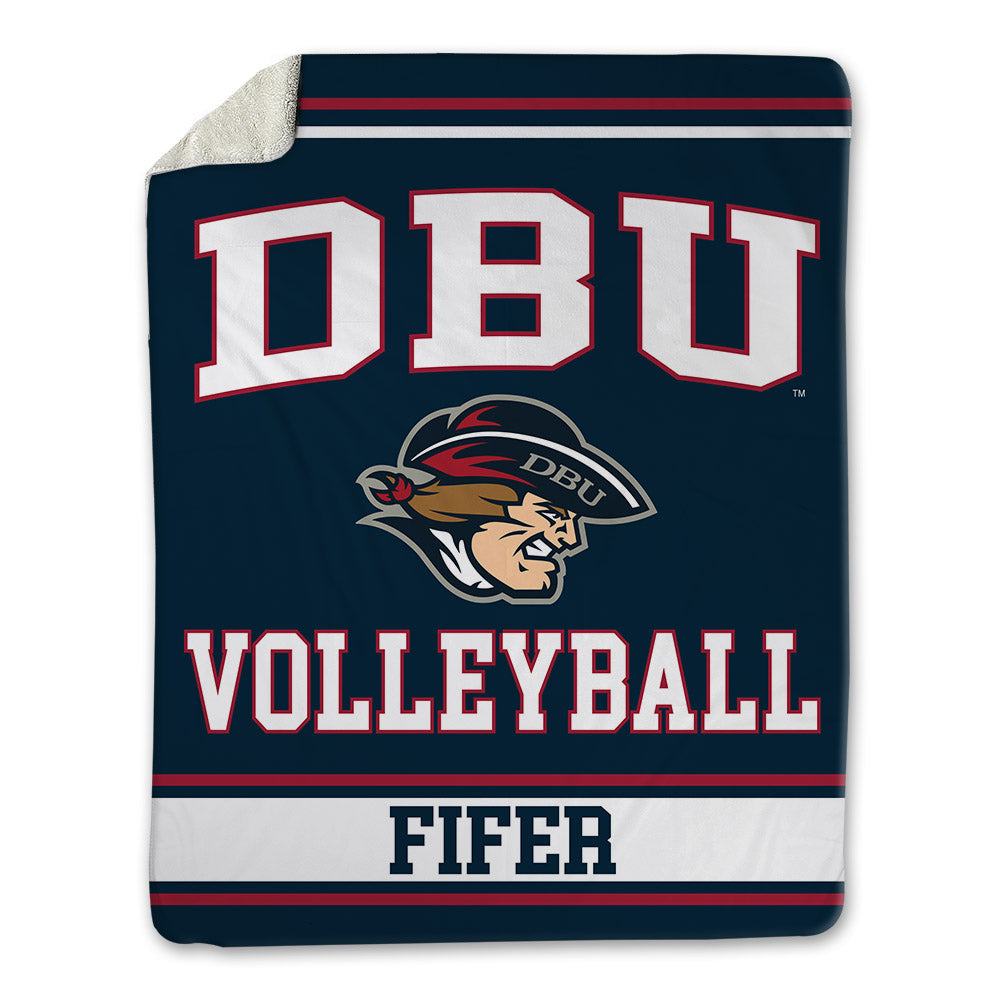 Dallas Baptist - NCAA Women's Volleyball : Reagan Fifer - Blanket-0