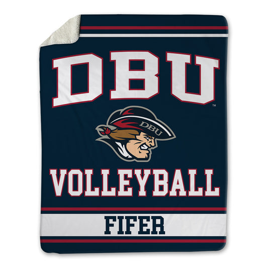 Dallas Baptist - NCAA Women's Volleyball : Reagan Fifer - Blanket-0