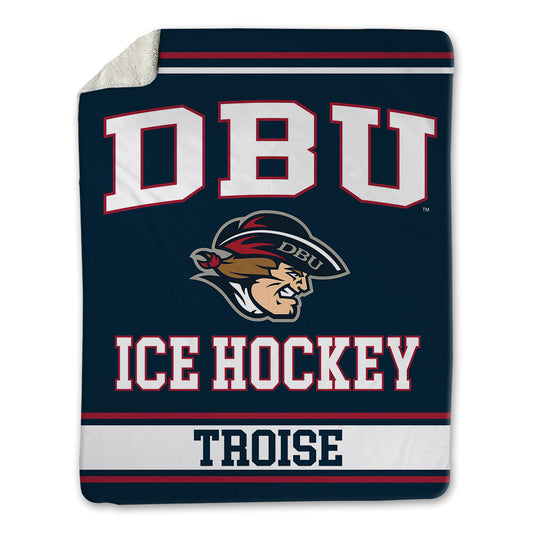 Dallas Baptist - NCAA Men's Ice Hockey : Brenden Troise - Blanket-0