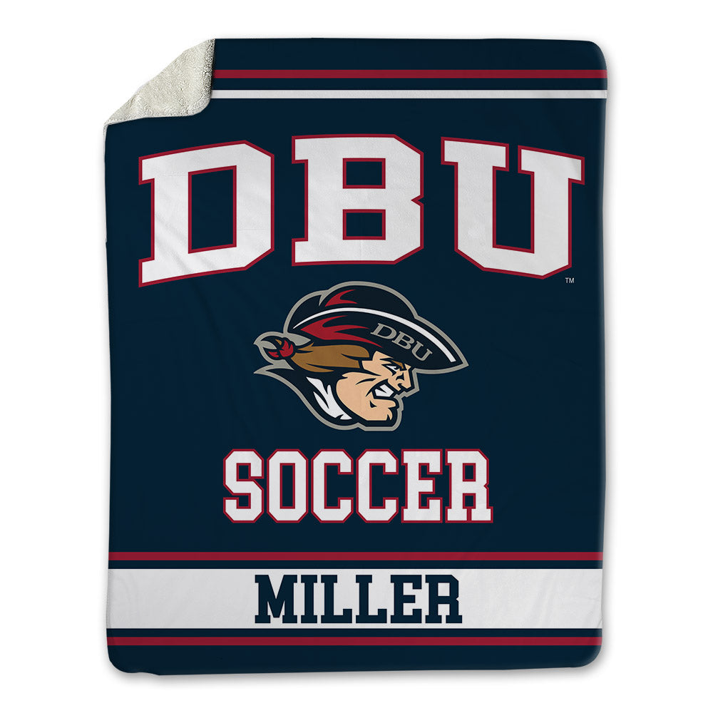 Dallas Baptist - NCAA Women's Soccer : Leslie Miller - Blanket-0