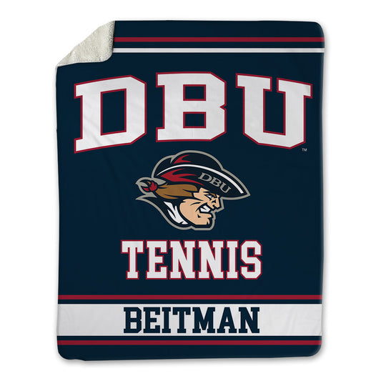Dallas Baptist - NCAA Men's Tennis : Arturo Beitman - Blanket-0