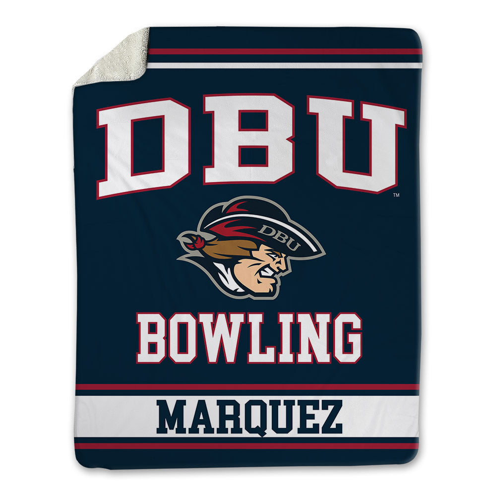 Dallas Baptist - NCAA Women's Bowling : Paul Marquez - Blanket-0