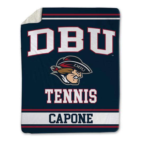 Dallas Baptist - NCAA Men's Tennis : Zach Capone - Blanket-0