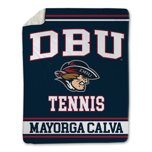 Dallas Baptist - NCAA Men's Tennis : Edgar Mayorga Calva - Blanket-0