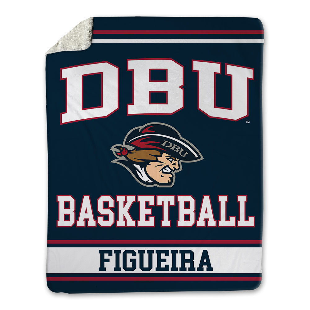 Dallas Baptist - NCAA Men's Basketball : Daniel Figueira - Blanket-0