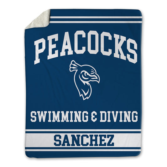 Saint Peter's - NCAA Men's Swimming & Diving : Daniel Sanchez - Blanket-0