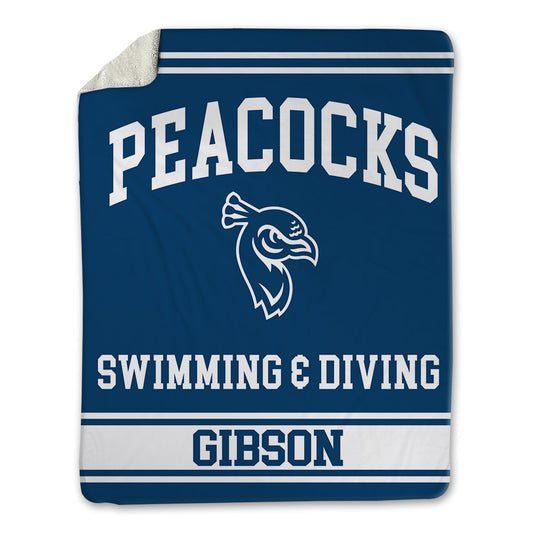Saint Peter's - NCAA Men's Swimming & Diving : Paxton Gibson - Blanket-0