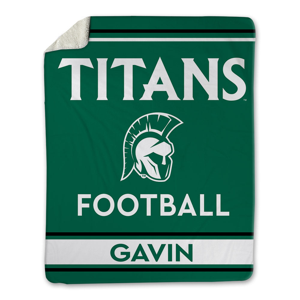 Illinois Wesleyan - NCAA Football : John Gavin - Blanket-0