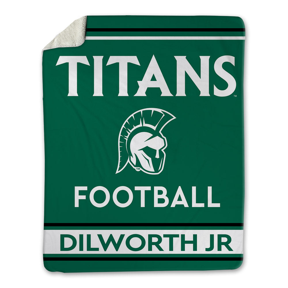 Illinois Wesleyan - NCAA Football : Lorenzo Dilworth Jr - Blanket-0