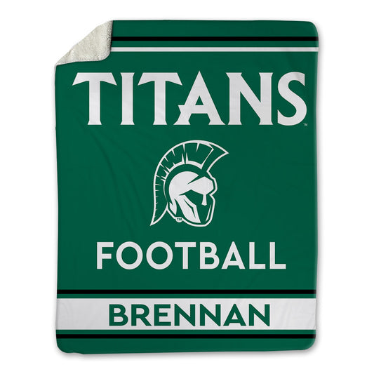 Illinois Wesleyan - NCAA Football : Mac Brennan - Blanket-0